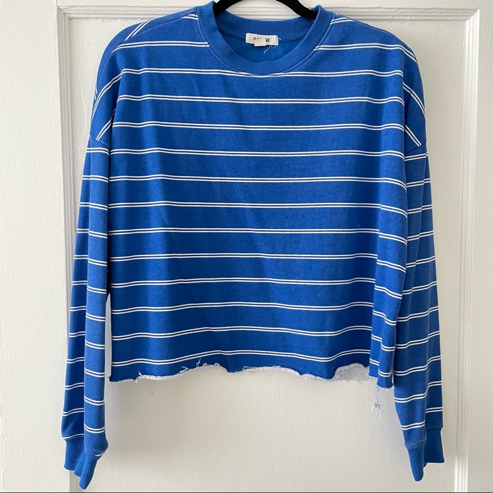 Garage Cropped Crewneck Sweatshirt